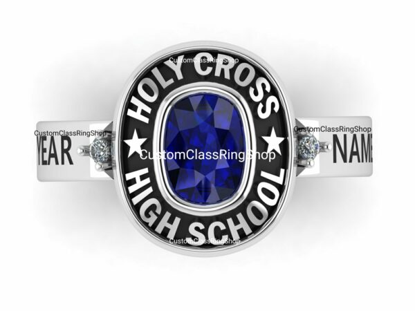 Personalized Women's Ora Class Ring available in Valadium, Silver Plus, 10k  Yellow and White Gold - Walmart.com