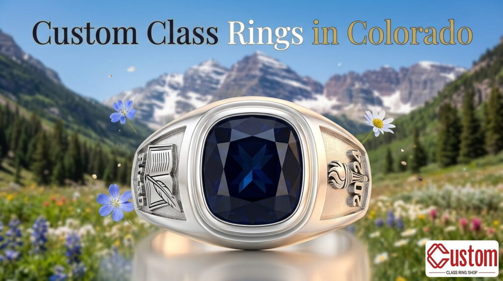 Custom Class Rings in Colorado custom class rings in Colorado handcrafted 925 sterling silver - CustomClassRingShop