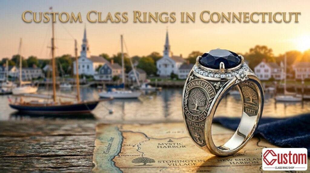 Custom Class Rings in Connecticut custom class rings in Connecticut handcrafted 925 sterling silver - CustomClassRingShop