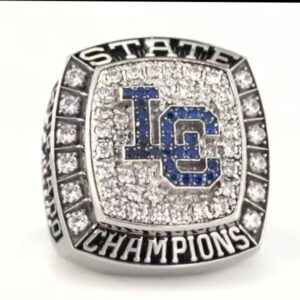 Moissanite Iced Out Championship Ring