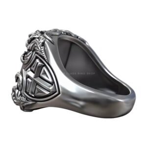 Saint Mercurius Christian Ring Merkourios Medieval Signet jewelry1