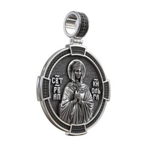 Saint Princess Olga Byzantine Orthodox Cross Amulet Pendant jewelry1