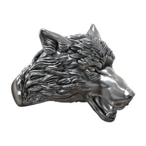 Wolf Head Ring Wild Animal jewelry