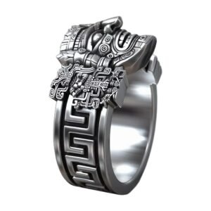 aztec warrior ornamental mask pattern band 3d model 0ee14a560a
