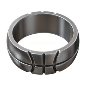 basketball ball polished wedding band 3d model 0cfba6c3f4