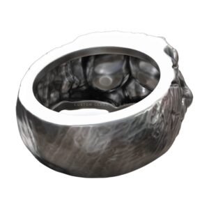 half skull head bones ring 3d model 61ed91c3e8