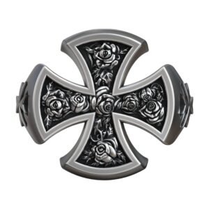 hospitaller maltese cross templar symbol ring 3d model 0116afa3b2
