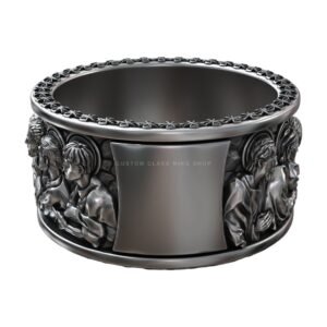 jesus christ and the twelve apostles christian ring 3d model 024d745f3f