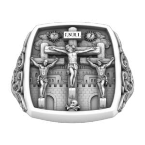 jesus christ and the two thieves crucifixion christian signet 3d model 0ad2a6694e