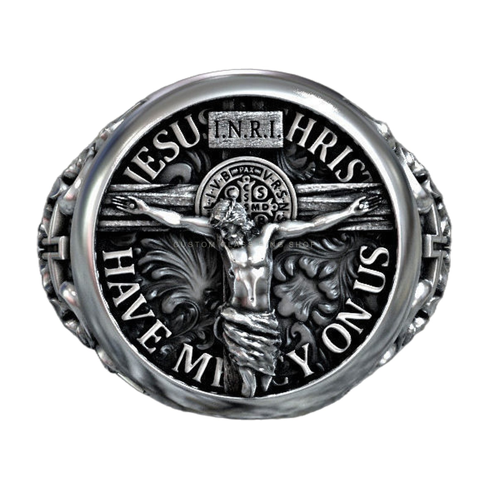 jesus christ catholic cross crucifixion signet 3d model 0f76356f83