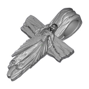 jesus christ wooden cross amulet 3d model 3873c1e8ef
