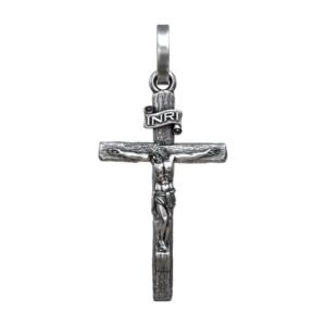 jesus crucifix pendant inri wooden catholic cross 3d model 17870fba4f