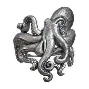kraken gothic octopus tentacles ring 3d model obj fbx stl 3dm ztl (1)