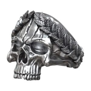 laurel wreath skull ring 3d model bfe7bcbe28