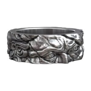 moses head look sculpture ring 3d model 700d017b9a