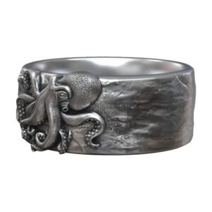 octopus tentacle ring kraken wedding band 3d model 16f5de0631