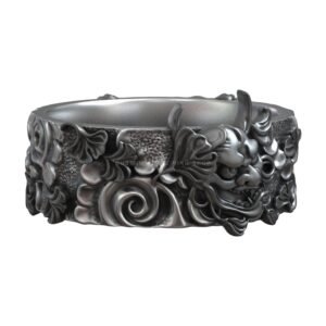 oni mask hannya kabuki japanese traditional pattern wedding ring 3d model 2fd83fc8e9