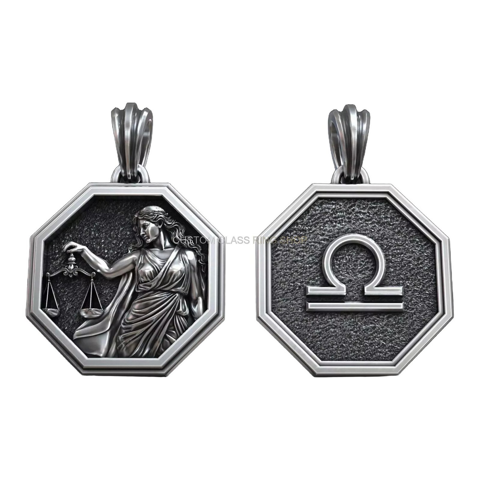 Zodiac astrology sterling silver pendant collection, all zodiac pendants collection full set